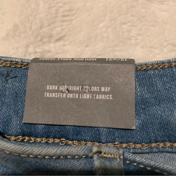 Women’s RSQ Jeans Distressed High Rise Ankle Skinny - Picture 6 of 6